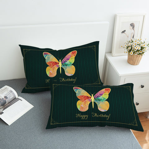 Image of Butterfly Birthday Card SWZT2057 Pillowcase