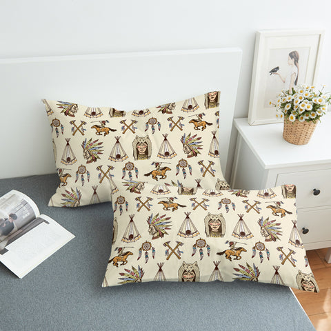 Image of Tribal Themed SWZT2165 Pillowcase