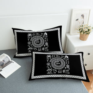 Tribal Script SWZT2177 Pillowcase