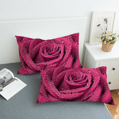 Image of Purplish Rose SWZT2185 Pillowcase