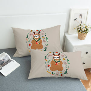 Christmas Sloth SWZT2237 Pillowcase