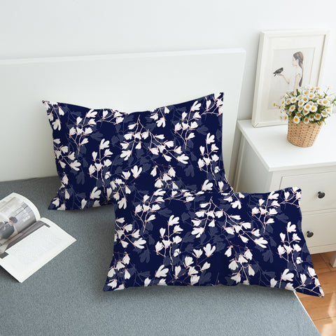 Image of White Flowers SWZT2241 Pillowcase