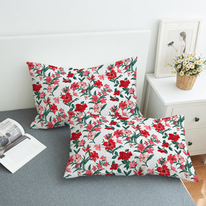 Red Flowers SWZT2243 Pillowcase