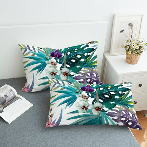 Image of Exotic Leaves SWZT2314 Pillowcase