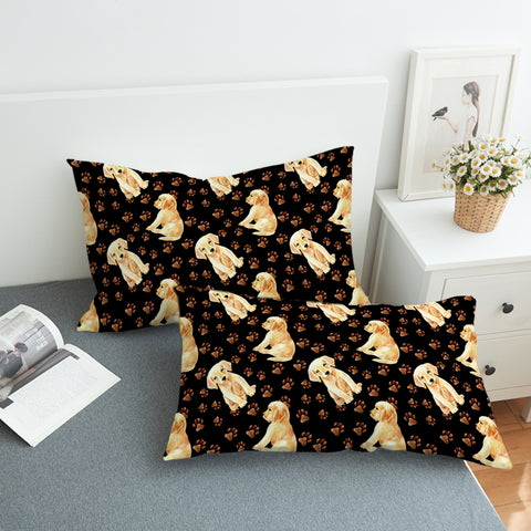 Image of Baby Golden Retrieve SWZT2392 Pillowcase