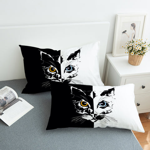 Image of Half Cat SWZT2405 Pillowcase