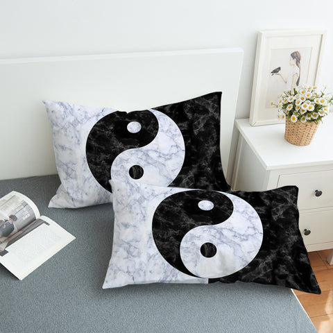 Image of Yin Yang Marble SWZT2467 Pillowcase