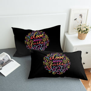 Love Never Fails SWZT2486 Pillowcase