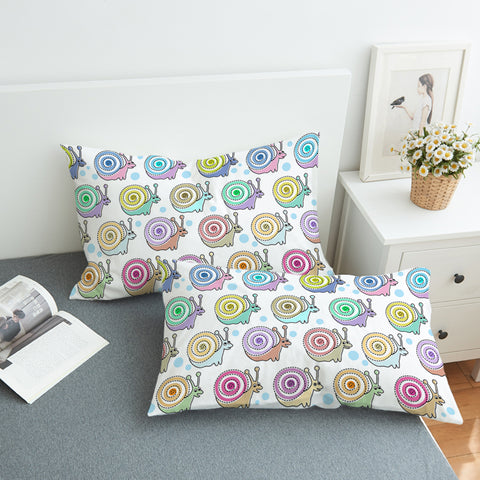 Image of Snail Patterns SWZT2504 Pillowcase