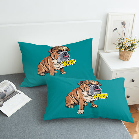 Image of Woof Pug SWZT2514 Pillowcase