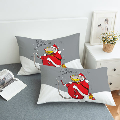 Image of Christmas Rat SWZT2524 Pillowcase