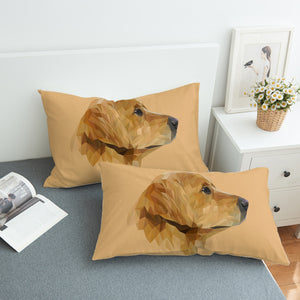 Golden Retriever Head SWZT3303 Pillowcase