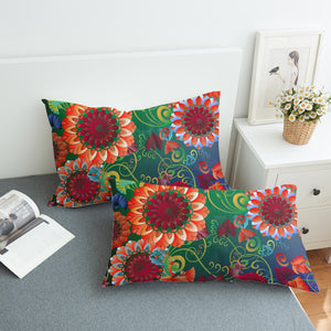 Hot Color Flowers SWZT3316 Pillowcase