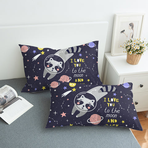 Image of To The Moon And Back SWZT3323 Pillowcase