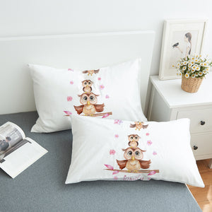 Owl Family SWZT3325 Pillowcase