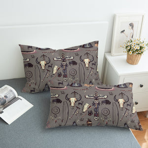 Brown Hunter Bohemian Pattern SWZT3337 Pillowcase