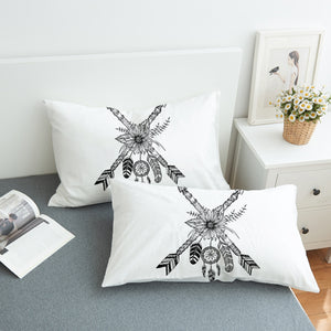 Floral Dreamcatcher & Arrows SWZT3350 Pillowcase