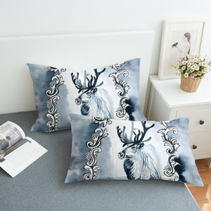 Elk Sketch On The Mirror SWZT3366 Pillowcase