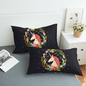 Colorful Floral Unicorn Are Real SWZT3378 Pillowcase