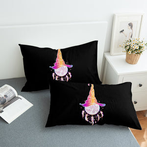 Colorful Gradient Witch Hat Dreamcatcher SWZT3385 Pillowcase