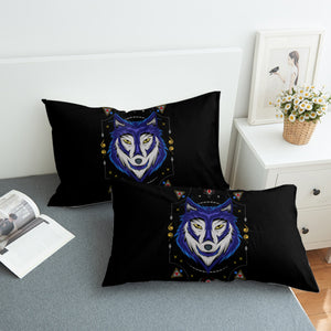 Blue Wolf Bandana SWZT3477 Pillowcase