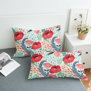 Red & Pink Tulips SWZT3486 Pillowcase