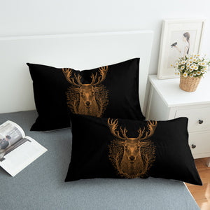 Brown Deer in Laurel Wreath SWZT3491 Pillowcase