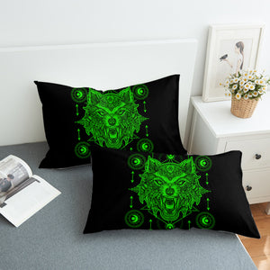 Neon Wolf Dreamcatcher SWZT3603 Pillowcase