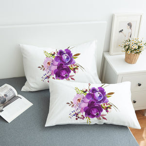 Purple Flower SWZT3615 Pillowcase