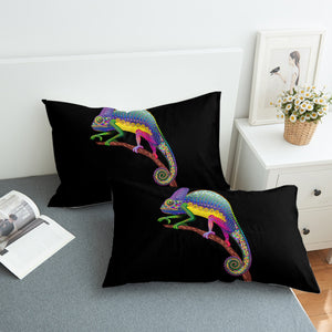 Colorful Aztec Chameleon SWZT3665 Pillowcase