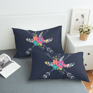 Floral Arrows & Feather SWZT3668 Pillowcase