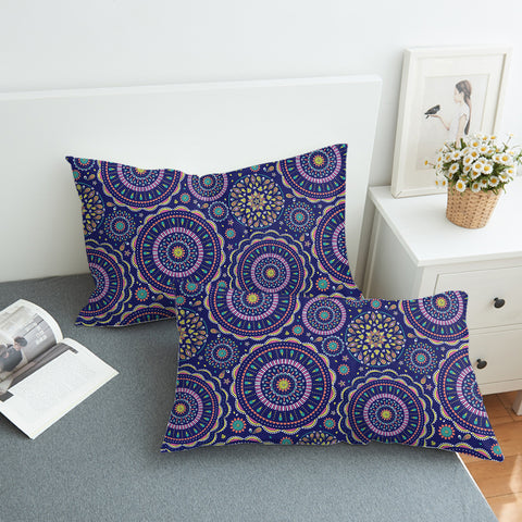 Image of Dark Blue Mandala SWZT3675 Pillowcase