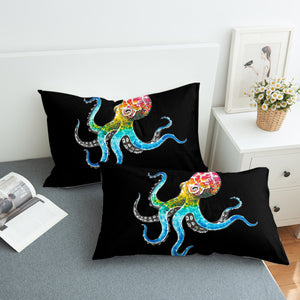 Multicolor Dot Octopus SWZT3696 Pillowcase