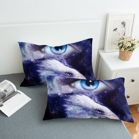 Image of Galaxy Eagle Eyes SWZT3706 Pillowcase