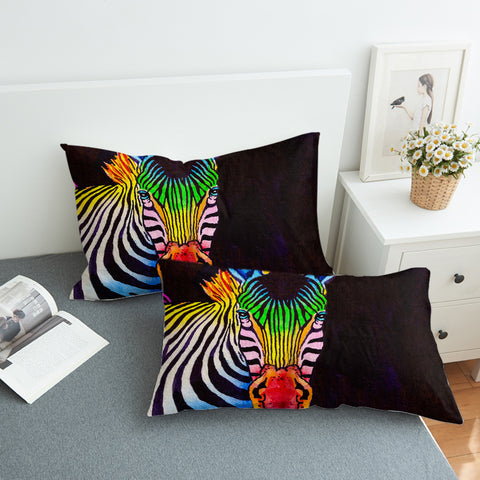 Image of RGB Color Zebra SWZT3761 Pillowcase