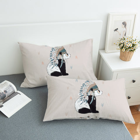 Image of Free Spirit - Bohemian Panda SWZT3816 Pillowcase