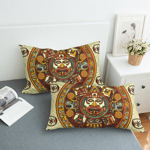 Vintage Ancient Aztec Zodiac SWZT3867 Pillowcase