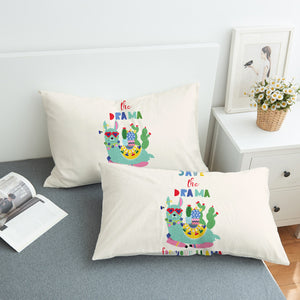 Save The Drama For Your Llama SWZT3877 Pillowcase