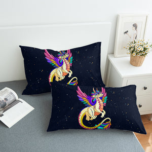 Colorful Dragonfly Illustration SWZT3938 Pillowcase