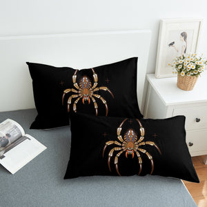 Brown Mandala Spider  SWZT4104 Pillowcase