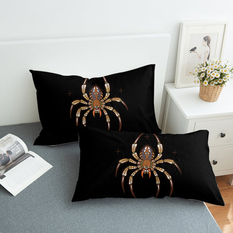 Image of Brown Mandala Spider  SWZT4104 Pillowcase