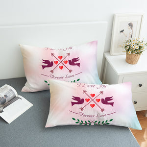 Forever Love Pink Theme SWZT4112 Pillowcase