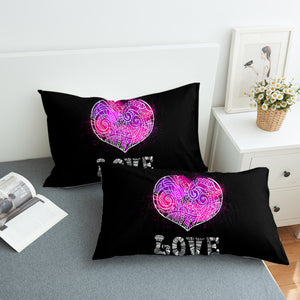 Heart Love Mandala Pattern SWZT4117 Pillowcase
