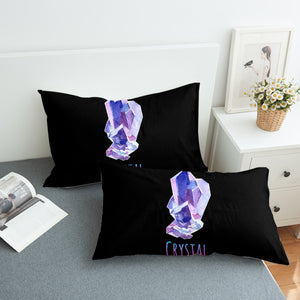 Gradient Blue Purple Geometric Crystal  SWZT4126 Pillowcase