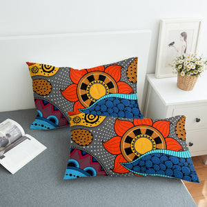 Colorful Modern Japanese Art Mandala SWZT4234 Pillowcase