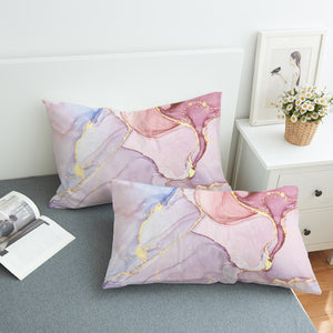 Splash Golden Salmon Pastel  SWZT4278 Pillowcase