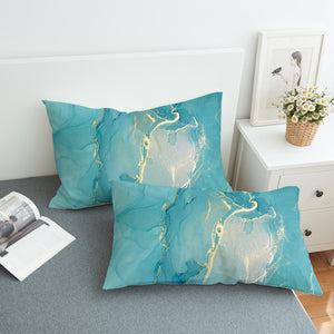 Splash Golden Light Mint SWZT4281 Pillowcase