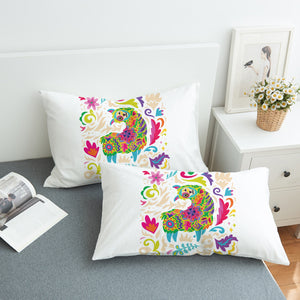 Colorful Mandala Cute Alapaca SWZT4286 Pillowcase