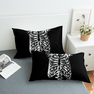 B&W Skeleton Sketch SWZT4292 Pillowcase