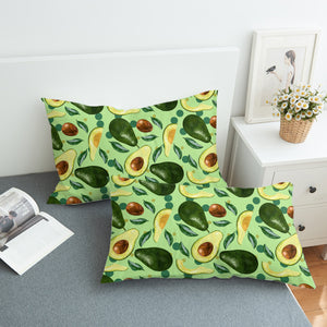 Avocado Monogram Green Theme SWZT4294 Pillowcase